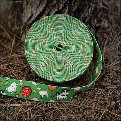 Miniatura 3 de Country Brook Design - Correas de poliéster Farm Life Y'all 1 1/2 pulgadas de ancho