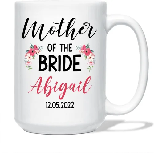Miniatura 19 de Taza personalizada para la tía de la novia, taza de tía novia, regalo de boda para tía de la novia, regalo de tía de novia, taza de café de boda