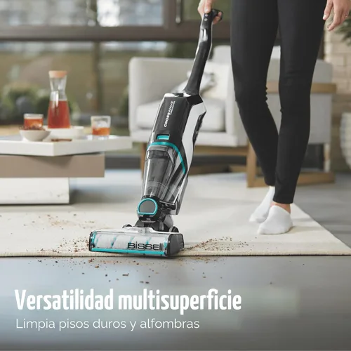 Miniatura 4 de Bissell CrossWave Cordless Max Aspiradora y Fregona Todo en Uno, Aspira, Friega y Seca, Limpiador para Pisos Duros y Alfombras, Aspiradora