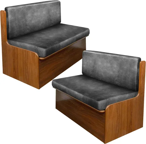 Miniatura 18 de Fundas de cojín tipo cuero para sofá, juego de fundas protectoras de muebles para sillón seccional, sofá biplaza de tela de elastano elástica