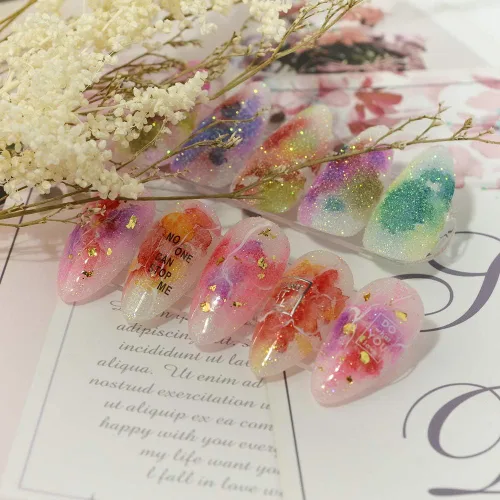 Miniatura 2 de 12 botellas de uñas con purpurina de azúcar en polvo holográfico brillante de azúcar para uñas, decoración de uñas, manualidades