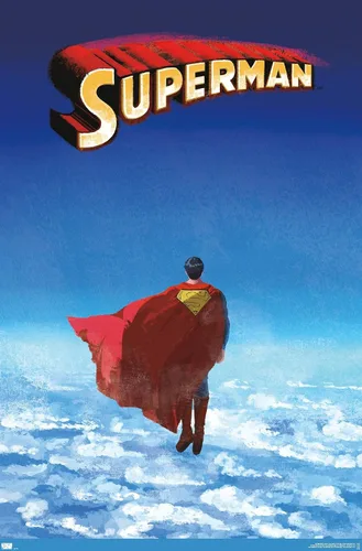 Miniatura 7 de DC Comics Superman - Póster de pared de Skyline Clouds, 34 pulgadas de largo x 22.4 pulgadas de ancho, paquete de póster y clip prémium Paquete