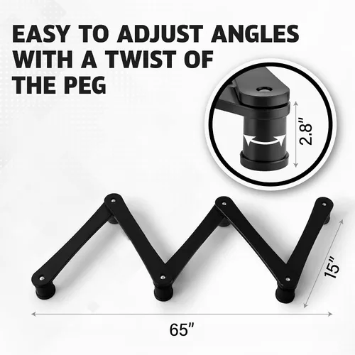 Miniatura 5 de ACE HOCKEY The Snake Stickhandling Trainer – Adjustable Hockey Training Aid for Puck Control, Quick Hands, Reaction Time & Coordination – Snake 5