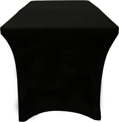 Miniatura 7 de YOUR CHAIR COVERS Paquete de 6 manteles rectangulares de elastano ajustables de 6 pies, para decoración de bodas, eventos, patio, tela elástica