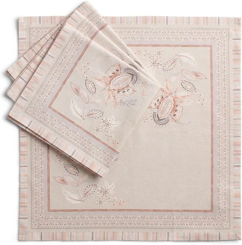 Miniatura 42 de Maison d' Hermine Happy Florals - Juego de 4 servilletas 100% algodón suave y cómodo perfectas para cenas familiares, bodas, fiestas de cóctel, 063