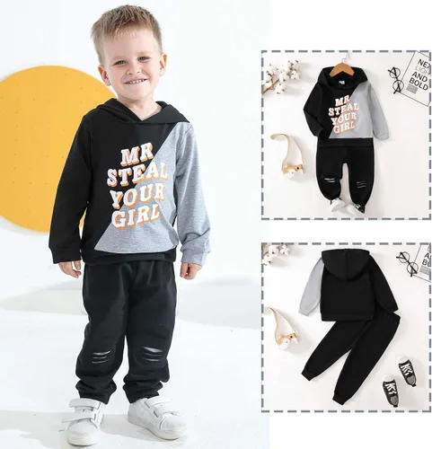 Miniatura 3 de Ropa para niño pequeño, traje de bebé, sudadera de algodón para niños, sudadera de algodón, ropa de otoño e invierno para niños