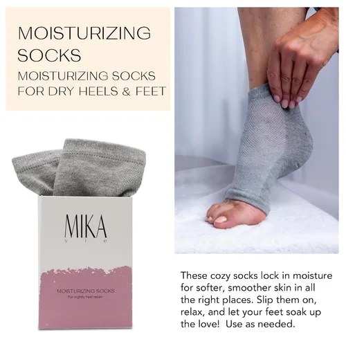 Miniatura 4 de Bálsamo para pies y calcetines para pies Hidratante para pies secos agrietados, crema de urea y humectante de pies, suaviza y exfolia la piel