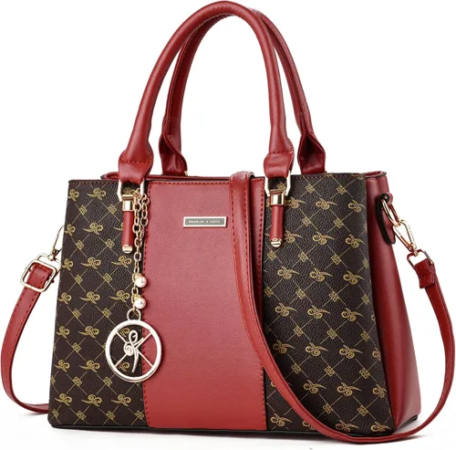 Miniatura 8 de KURGOOL Bolsos y bolsos de mano para mujer, bolso de hombro con asa superior, bolsa de mensajero para mujer