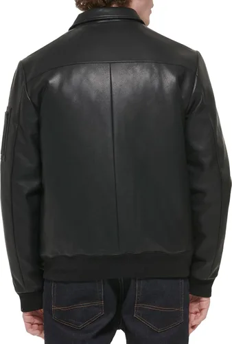 Miniatura 4 de Tommy Hilfiger Chaqueta bomber de piel sintética para hombre