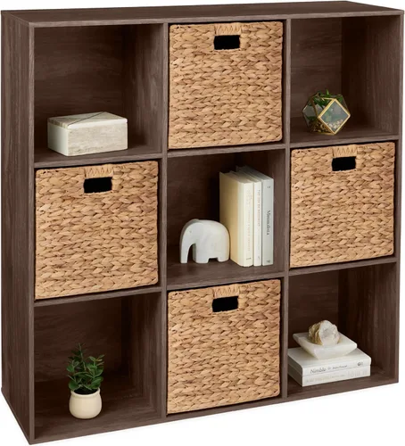 Miniatura 30 de Best Choice Products Estantería para niños con 6 cubos, organizador de almacenamiento, estante de 11 pulgadas, estantería, almacenamiento para Salvia