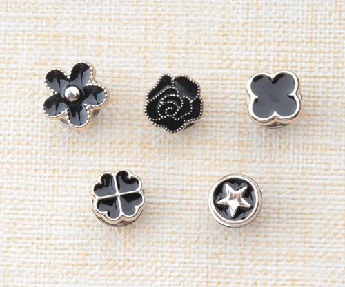 Miniatura 3 de SOWAKA 20 piezas de broche para camisa para mujer, perlas, diamantes de imitación, esmaltados, alfileres de seguridad, accesorios de ropa