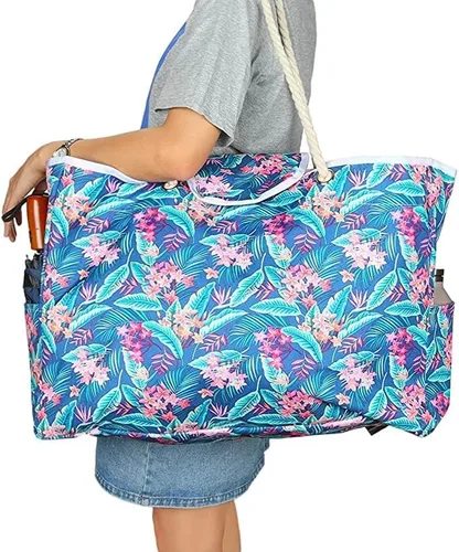 Miniatura 7 de CONTAIL Bolsa de mano de gran capacidad de 21.5 pulgadas con forro totalmente impermeable, convertible como bolsa húmeda y seca