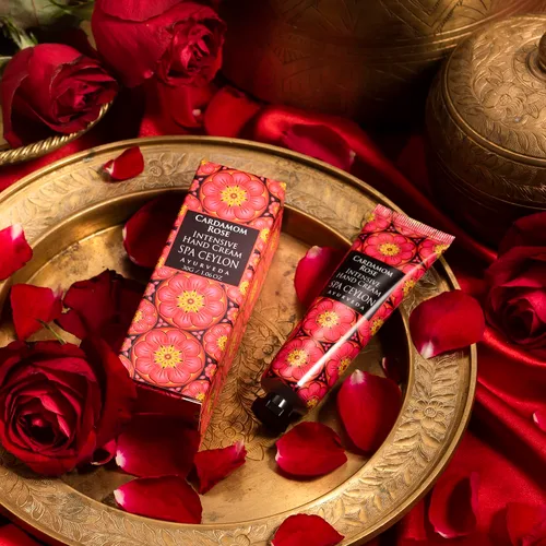 Miniatura 3 de SPA CEYLON CARDAMOM ROSE Crema Intensiva para Manos Revitalizante Rico en Vitaminas Vegetariana Adecuado para todo