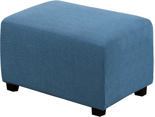 H.VERSAILTEX Funda Protectora para Otomán Rectangular que se Ajusta a Longitud de 29'-34' Pies, Fundas para Sofá Reposapiés, Funda para Taburete,