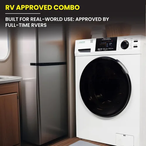 Miniatura 7 de Lavadora secadora todo en uno Equator VENTED-DRY 30% más rápido que el condensado 15lb 110V en blanco