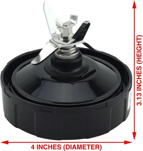 Miniatura 4 de Piezas de repuesto para licuadora, compatible con Ninja, cuchilla extractora de 7 aletas de copa de 24 onzas, compatible con Nutri, compatible