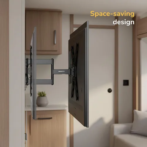 Miniatura 5 de Mount-It! Soporte de pared para TV RV con cerradura de 23 a 55 pulgadas, soporte de pared de movimiento completo para cámper y remolque de viaje