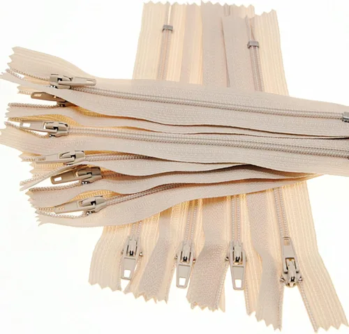 Miniatura 8 de #3 Beige Nylon Coil Zipper Closed End Zippers Bulk for DIY Tailor Sewing Crafts,Bags,Purses(30 PCS/Pack,7 Inch) SHUNLI