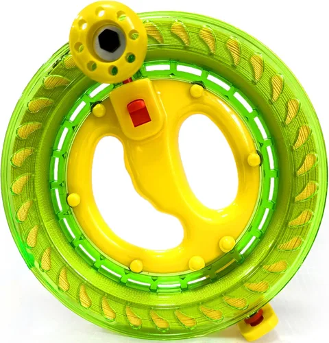 Miniatura 7 de Hengda Kite - Bobinador profesional para exteriores, con rueda de agarre de carrete de bobina y cuerda de volar de 198 metros (27 kilos)