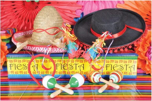 Miniatura 5 de Beistle Maracas mexicanas de madera decoradas a mano, 4 piezas, recuerdos de fiesta, 8 pulgadas, multicolor