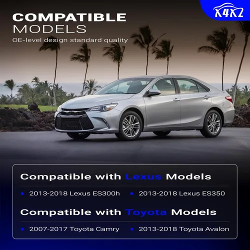 Miniatura 2 de Varillas de barra estabilizadora delantera de aleación de zinc-níquel para Toyota Avalon 2013-2018, Camry 2007-2017, Lexus ES300h 2013-2018 y Lexus