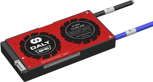 DALY Smart BMS 24V L-ion 7S 30A con módulo Bluetooth programa de restablecimiento de puerto común para paquete de batería de litio DIY (BM