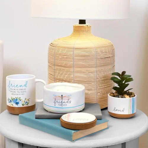 Miniatura 5 de Pavilion - Taza de café de 16 onzas, 16.0 fl oz, taza de té, a rayas, fondo esmaltado, acuarela, mejor amiga, amiga, mamá, abuela, hermana, hija