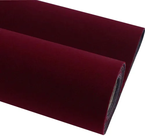 Miniatura 10 de Forro de papel autoadhesivo de terciopelo con respaldo de flocado para cajones de joyas, tela para manualidades, despegar y pegar, negro, forro