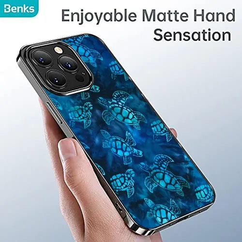 Miniatura 4 de Compatible con iPhone 14, bonita funda transparente de tortuga marina azul de acuarela suave TPU de cuerpo completo, funda de protección de cuerpo