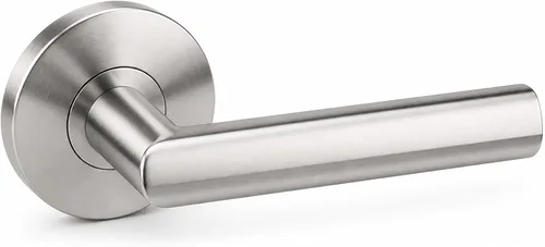 Miniatura 13 de INOX RA RA105L471-32D - Juego de manijas tubulares para puerta de paso, roseta redonda TL4, manija de puerta interior con fondo de 2-3/4 pulgadas