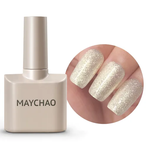Miniatura 101 de MAYCHAO Esmalte de uñas de gel rosa intenso de 0.5 onzas líquidas, 1 unidad de esmalte de gel rosa brillante, esmalte de uñas que se absorbe con luz