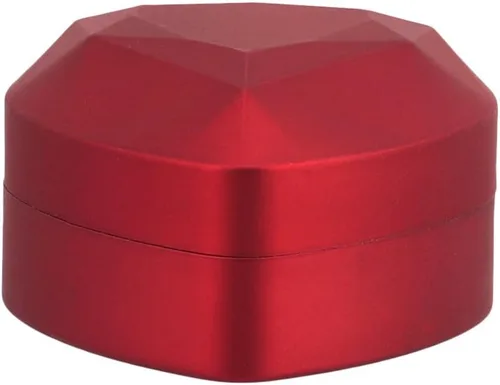 Miniatura 5 de Naimo Caja de anillo de compromiso, aretes, monedas, caja de anillos con luz LED para propuesta, compromiso, regalo de boda (rojo)