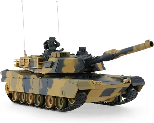 Miniatura 6 de POCO DIVO RC Tanque Airsoft Panzer a escala 1/24, modelo militar, vehículo infrarrojo