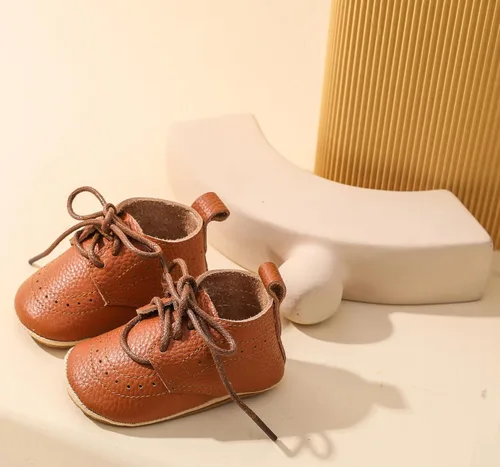 Miniatura 6 de Mocasines de cuero para bebés, niños y niñas, cómodos zapatos de vestir Oxford, zapatos de boda, zapatos para primeros pasadores, zapatos de cuna