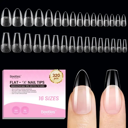 Miniatura 22 de Beetles 9 en 1 Pegamento de Gel para Uñas de Acrílico, 2 Piezas de 10ml Super Fuerte Pegamento de Uñas para Puntas de Uñas Postizas Transparentes