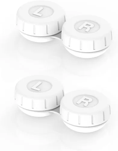 Vastsoon Paquete de 2, accesorios de limpieza de lentes de contacto, reemplazo portátil para lentes de contacto