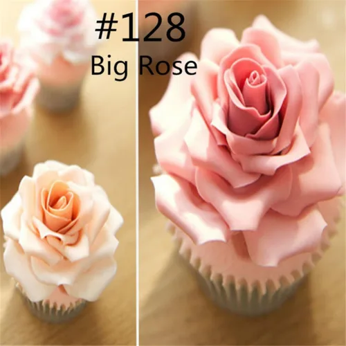 Miniatura 8 de FantasyDay 5 piezas de acero inoxidable rosa flor tuberías puntas tuberías boquillas decoración pasteles suministros galletas magdalenas glaseado