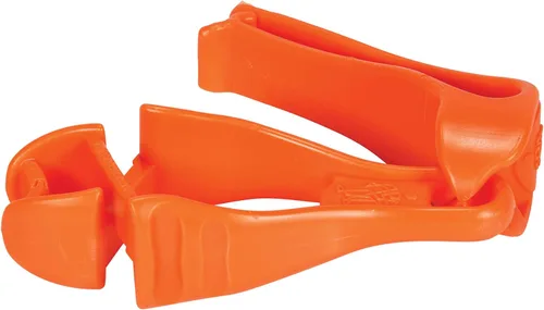 Miniatura 2 de Ergodyne Squids 3405 - Soporte de clip para guante, clip para cinturón, paquete de 6 Naranja - Paquete de 6