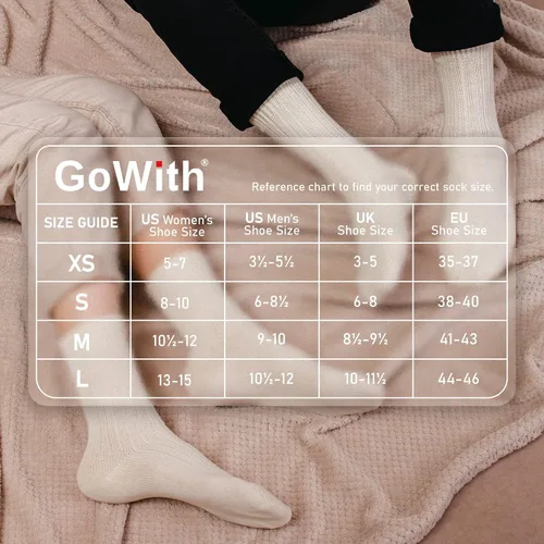Miniatura 5 de GoWith 4-5 pares de calcetines unisex naturales 97% algodón, cómodos, cómodos, transpirables, sin costuras, calcetines casuales para hombres