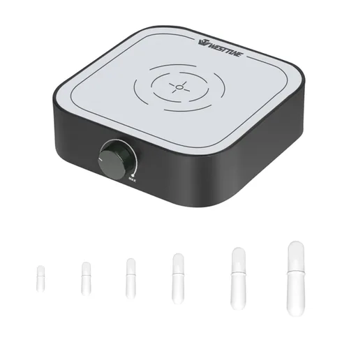 Miniatura 7 de Mezclador de agitador magnético recargable de 3000rpm con barra de agitación, motor CC sin escobillas Max 3000ml Mezclador de placa magnética