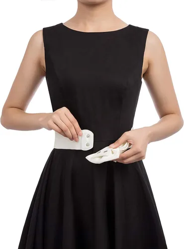 Miniatura 4 de GRACE KARIN Cinturón ancho vintage con nudo de lazo grande para mujer