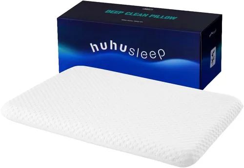 Miniatura 12 de Almohada fina de espuma viscoelástica para personas que duermen boca abajo, tamaño King de 1.75 pulgadas, de perfil bajo, para dormir, almohada