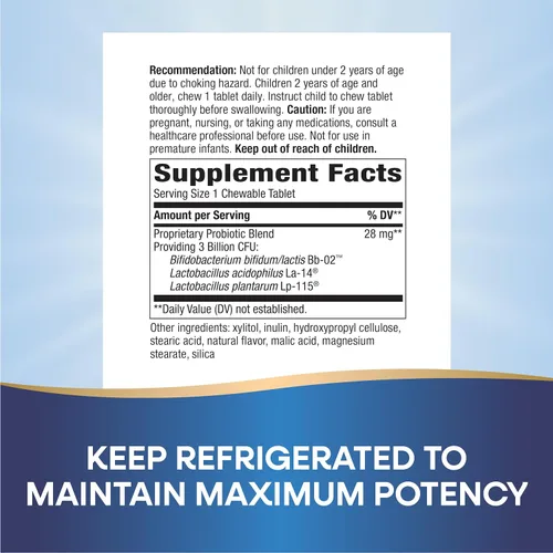 Miniatura 2 de Nature's Way Primadophilus Probiotic Kids - Una vez al día - 3 mil millones de UFC - Probiótico infantil para apoyo de la flora digestiva* - Sabor a