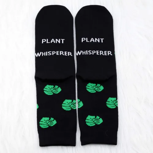 Miniatura 2 de MBMSO 2 pares de calcetines susurradores de plantas, regalos de jardinero, regalos divertidos de jardinería, regalos para amantes de las plantas