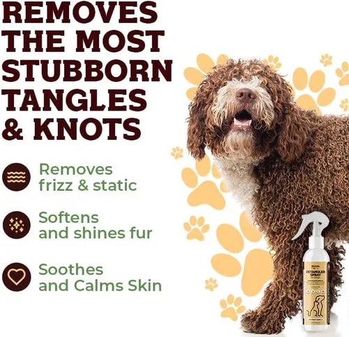 Miniatura 2 de Spray desenredante y acondicionador para mascotas para perros Reduce el desprendimiento, elimina enredos y calma la piel sensible Hidratante