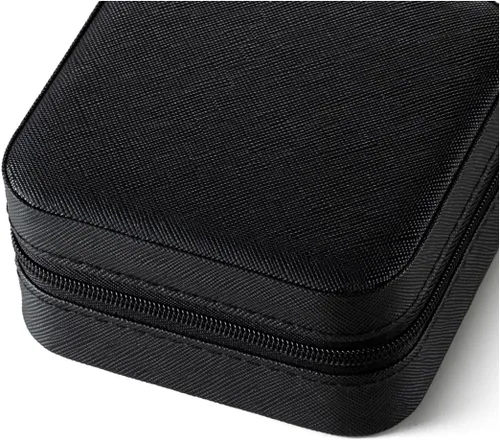 Miniatura 6 de Estuche de joyería de viaje, caja organizadora de joyas, organizador de joyas organizador de anillos pequeños de viaje, organizador de collar