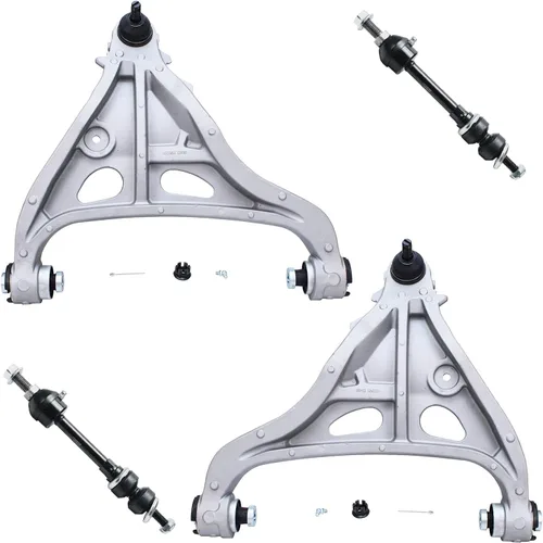 Miniatura 130 de Detroit Axle - AWD Kit de brazos de control delanteros de 4 piezas para Chrysler 300 2005-2023 Dodge Charger 2017-2023 Challenger 2017-2023, 2