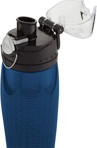Miniatura 3 de Thermos 10792 Botella de agua de hidratación con medidor, azul medianoche, 24.0 fl oz