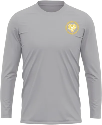 Miniatura 153 de Camisa deportiva de manga larga oficial de la NCAA Collegiate para hombre, con logotipo en el pecho izquierdo, colección Athletic Heather