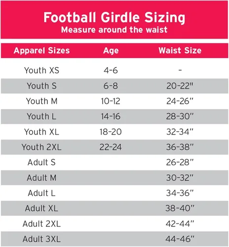 Miniatura 2 de Cramer Thunder 7 Pad Football Girdle with Integrated Hip Thigh and Tailbone Pads